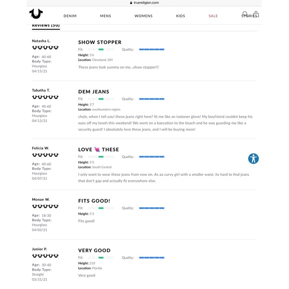 True Religion Jennie Curvy Jeans Dark Wash NWT - Picture 9 of 13